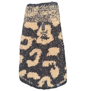 Dog Fleece Sweater Black/Tan XS